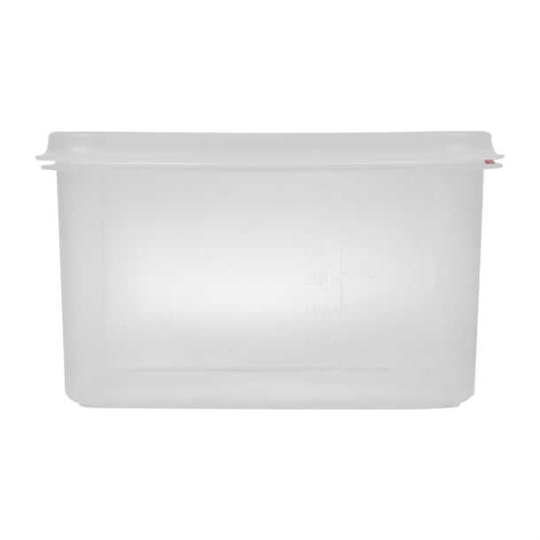 Araven Polypropylene 1/4 Gastronorm Food Containers 4.3Ltr (4 Pack) t985