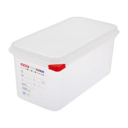 Araven Polypropylene 1/3 Gastronorm Food Container 6Ltr (4 Pack) t987