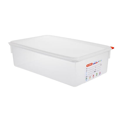 Araven Polypropylene 1/1 Gastronorm Food Storage Box 21Ltr (4 Pack) t991