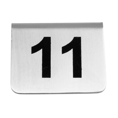 Olympia Stainless Steel Table Numbers 11-20 (10 Pack) u047