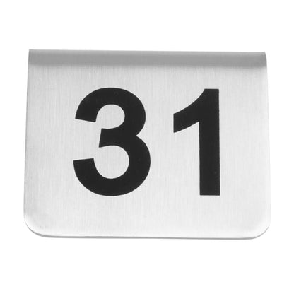 Olympia Stainless Steel Table Numbers 31-40 (10 Pack) u049