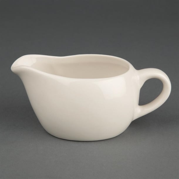 Olympia Ivory Sauce Boats 160ml (6 Pack) u146
