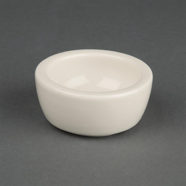 Olympia Ivory Butter Dishes 56mm (12 Pack) u151
