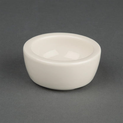 Olympia Ivory Butter Dishes 56mm (12 Pack) u151