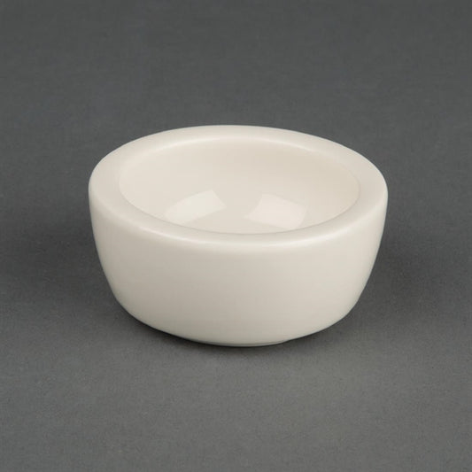 Olympia Ivory Butter Dishes 56mm (12 Pack) u151