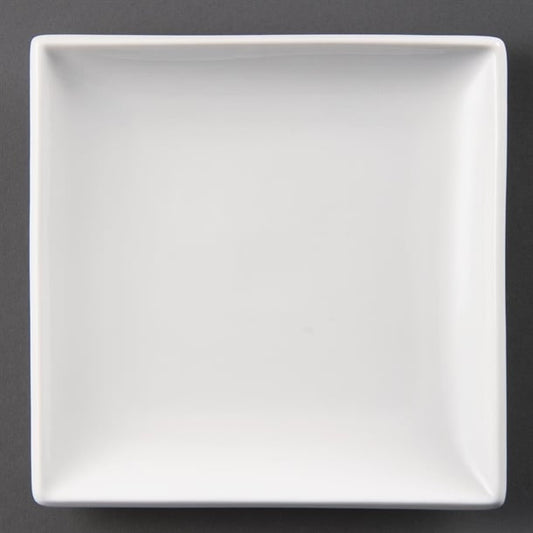 Olympia Whiteware Square Plates 240mm (12 Pack) u155