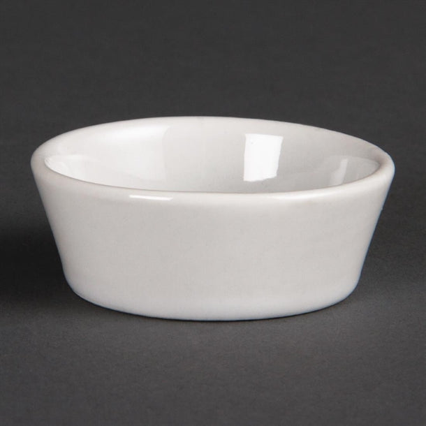 Olympia Whiteware Sloping Edge Bowls 50mm (12 Pack) u161