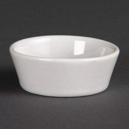 Olympia Whiteware Sloping Edge Bowls 50mm (12 Pack) u161