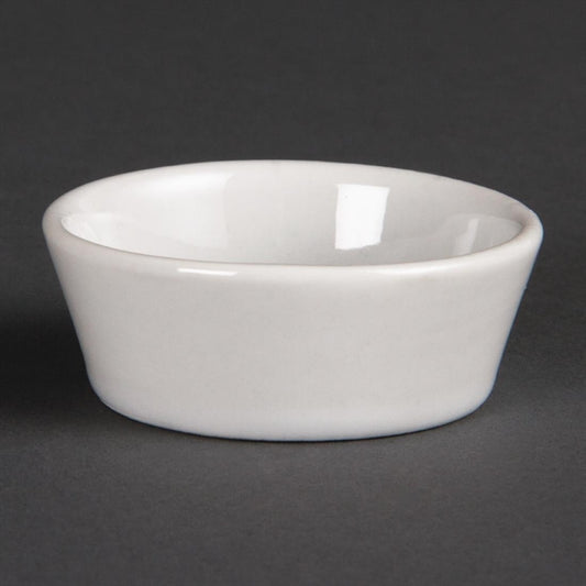 Olympia Whiteware Sloping Edge Bowls 50mm (12 Pack) u161