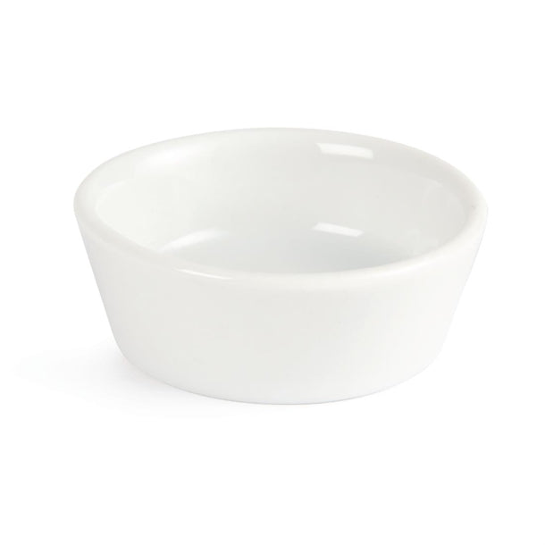Olympia Whiteware Sloping Edge Bowls 50mm (12 Pack) u161