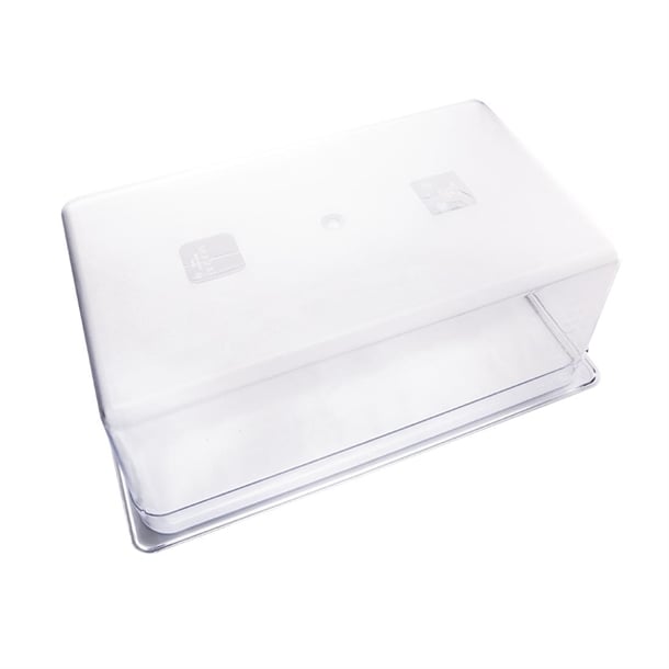 Vogue Polycarbonate 1/1 Gastronorm Container 200mm Clear u227