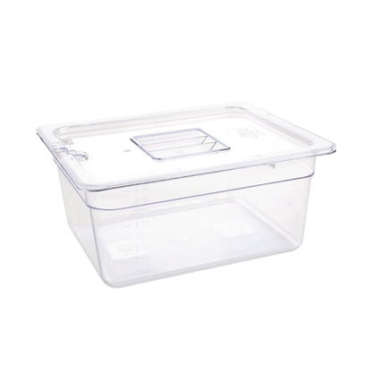 Vogue Polycarbonate 1/2 Gastronorm Container 150mm Clear u230