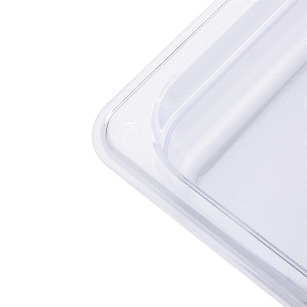 Vogue Polycarbonate 1/2 Gastronorm Container 150mm Clear u230