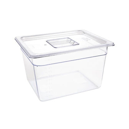 Vogue Polycarbonate 1/2 Gastronorm Container 200mm Clear u231