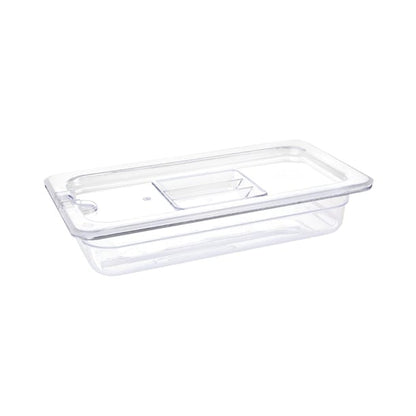 Vogue Polycarbonate 1/3 Gastronorm Container 65mm Clear u232