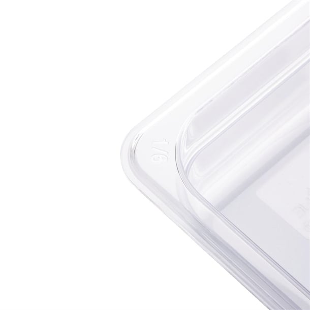 Vogue Polycarbonate 1/6 Gastronorm Container 150mm Clear u241