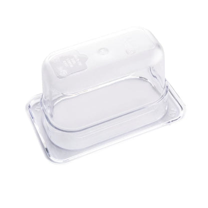 Vogue Polycarbonate 1/9 Gastronorm Container 100mm Clear u243