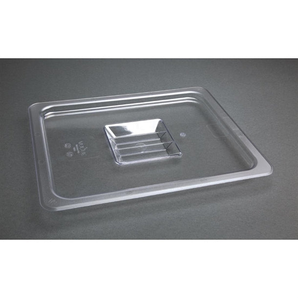 Vogue Polycarbonate 1/2 Gastronorm Lid Clear u245