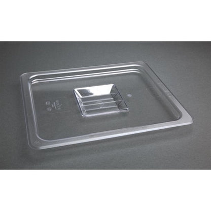 Vogue Polycarbonate 1/2 Gastronorm Lid Clear u245
