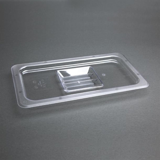 Vogue Polycarbonate 1/3 Gastronorm Lid Clear u246