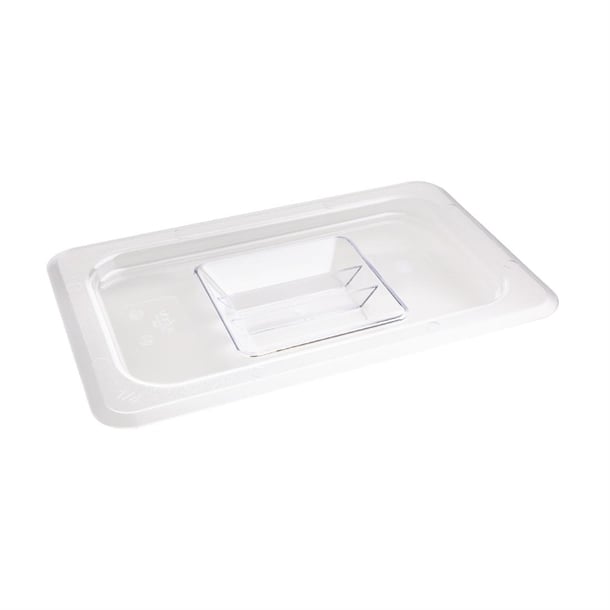 Vogue Polycarbonate 1/4 Gastronorm Lid Clear u247