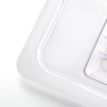 Vogue Polycarbonate 1/4 Gastronorm Lid Clear u247