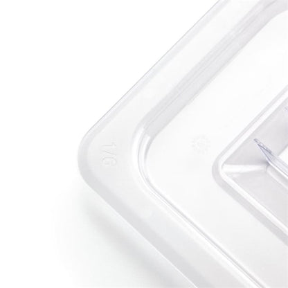 Vogue Polycarbonate 1/6 Gastronorm Lid Clear u248