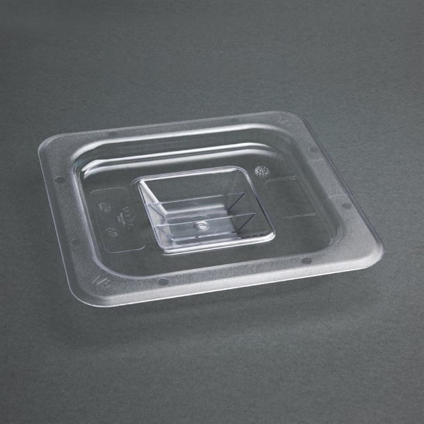Vogue Polycarbonate 1/6 Gastronorm Lid Clear u248