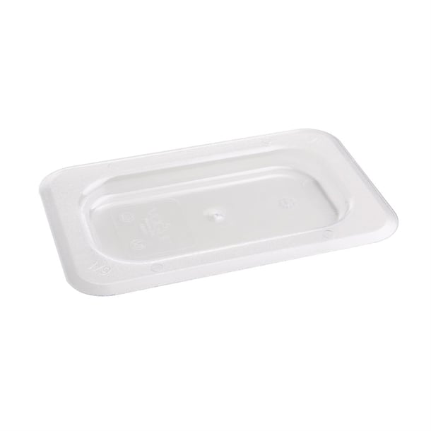 Vogue Polycarbonate 1/9 Gastronorm Lid Clear u249