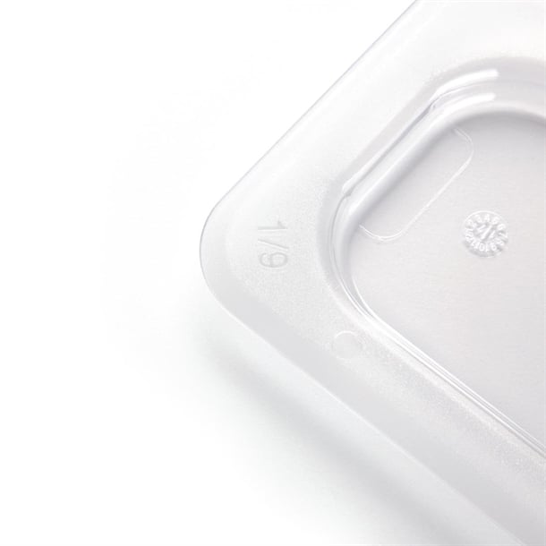 Vogue Polycarbonate 1/9 Gastronorm Lid Clear u249