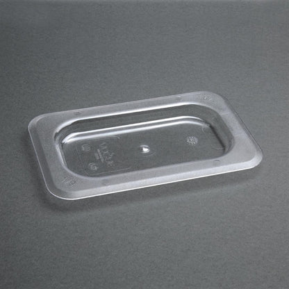 Vogue Polycarbonate 1/9 Gastronorm Lid Clear u249