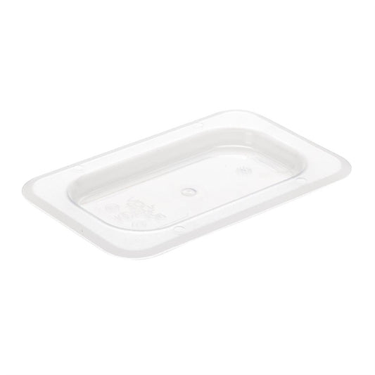 Vogue Polycarbonate 1/9 Gastronorm Lid Clear u249