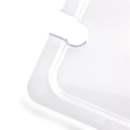 Vogue Polycarbonate 1/2 Gastronorm Lid Notched u251