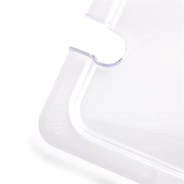 Vogue Polycarbonate 1/2 Gastronorm Lid Notched u251
