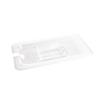 Vogue Polycarbonate 1/4 Gastronorm Lid Notched u253