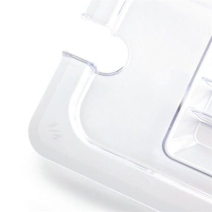 Vogue Polycarbonate 1/4 Gastronorm Lid Notched u253