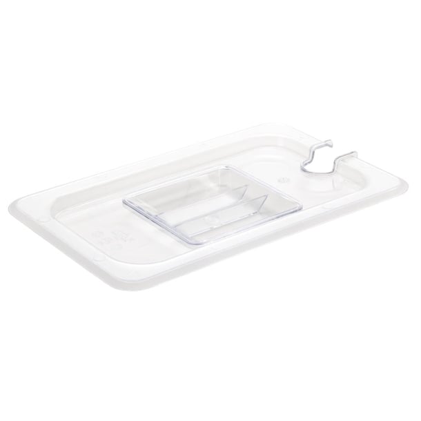 Vogue Polycarbonate 1/4 Gastronorm Lid Notched u253