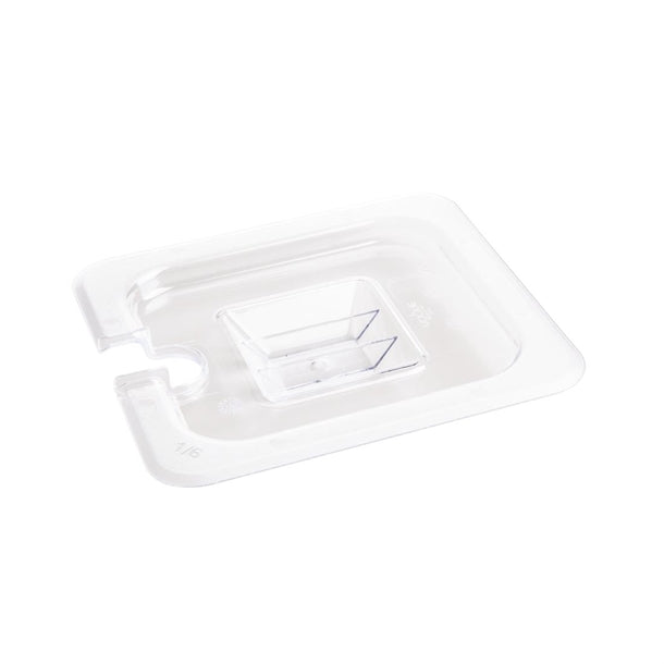 Vogue Polycarbonate 1/6 Gastronorm Lid Notched u254