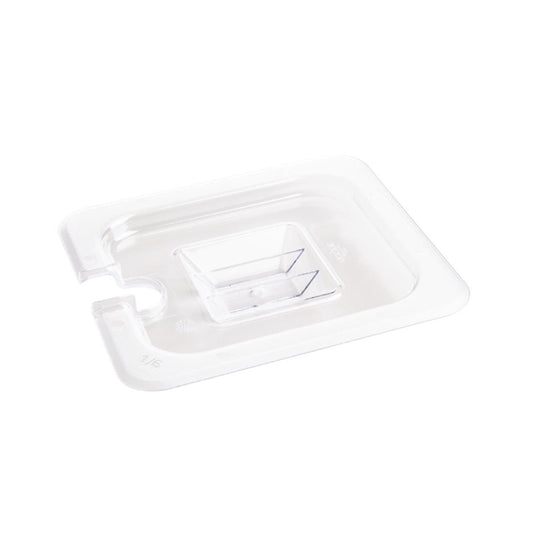 Vogue Polycarbonate 1/6 Gastronorm Lid Notched u254