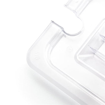Vogue Polycarbonate 1/6 Gastronorm Lid Notched u254
