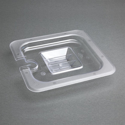 Vogue Polycarbonate 1/6 Gastronorm Lid Notched u254