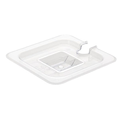 Vogue Polycarbonate 1/6 Gastronorm Lid Notched u254