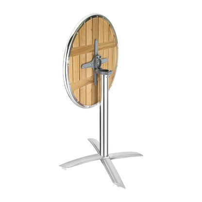 Bolero Round Flip Top Table Ash 600mm u424