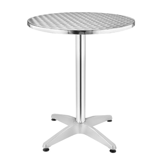 Bolero Steel and Aluminium Round Bistro Table 800mm u426