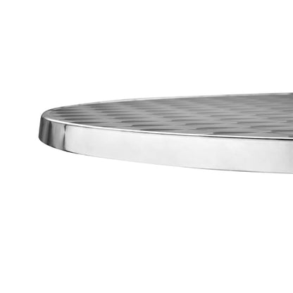 Bolero Steel and Aluminium Round Bistro Table 800mm u426