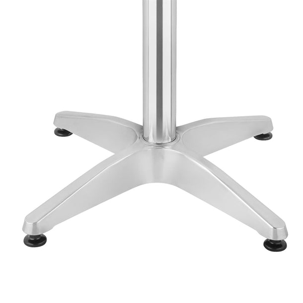 Bolero Steel and Aluminium Round Bistro Table 800mm u426