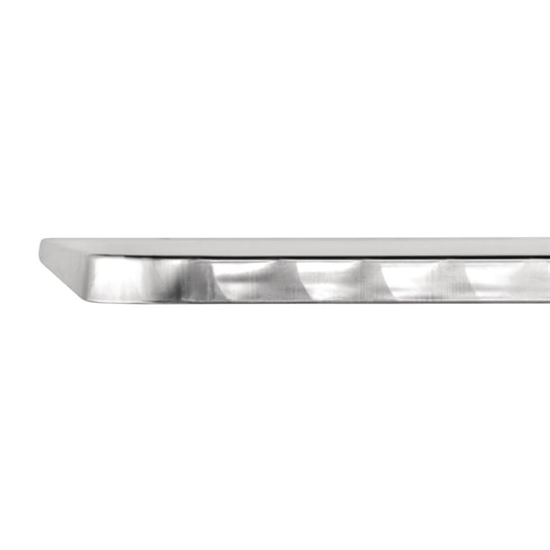 Bolero Steel and Aluminium Square Bistro Table 600mm u427