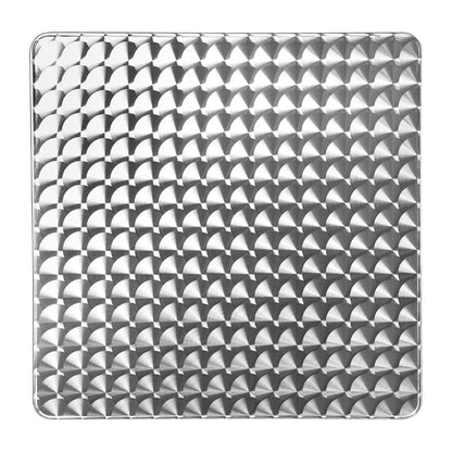 Bolero Steel and Aluminium Square Bistro Table 600mm u427