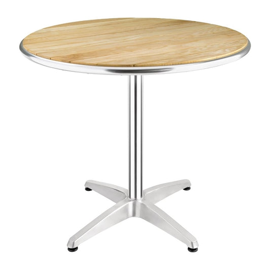 Bolero Ash Wood Tabletop Round 800mm u429