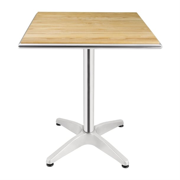Bolero Ash Top Table Square 600mm (Single) u430